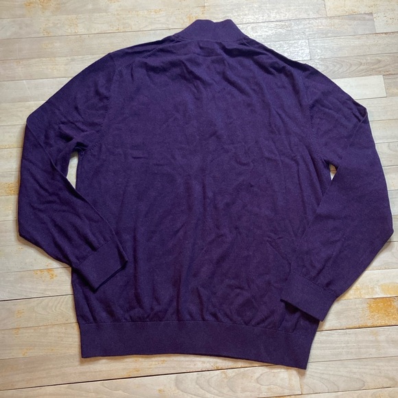 DENVER HAYES  Knit Half Zip Sweater Pullover Sweater - Picture 9 of 11